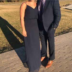 Azazie Rebecca Navy Bridesmaid Dress - with pockets!